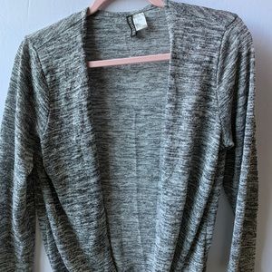 Grey cardigan
